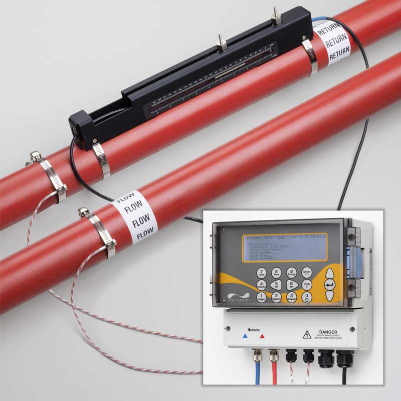 UF 3300 - Temiz akışkanlar için sabit tip ultrasonik akış ve ısı ölçerler